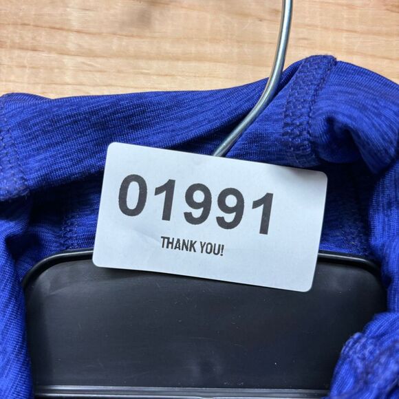 Eddie Bauer Sweater Womens XS Blue Purple Pullover Motion Active Cowl Neck - Picture 12 of 12